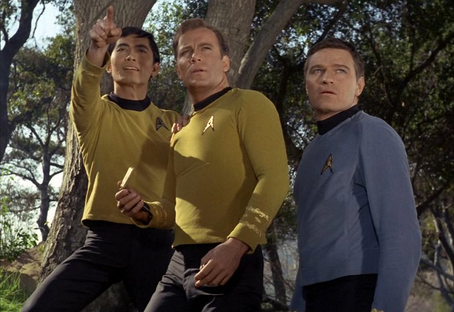 Raumschiff Enterprise - Falsche Paradiese - Filmfotos - George Takei, William Shatner