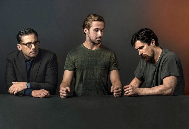 The Big Short - Promokuvat - Steve Carell, Ryan Gosling, Christian Bale