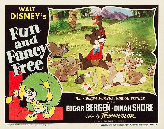Fun and Fancy Free - Lobby Cards