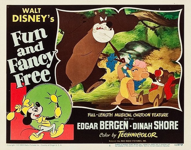 Fun and Fancy Free - Lobby Cards