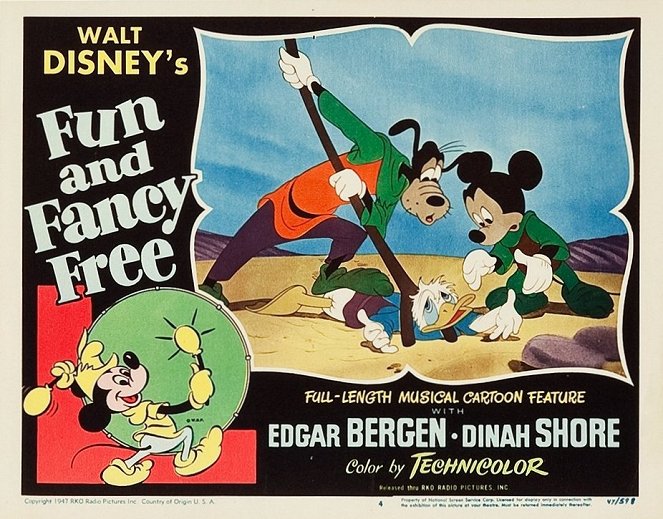 Fun and Fancy Free - Lobby Cards