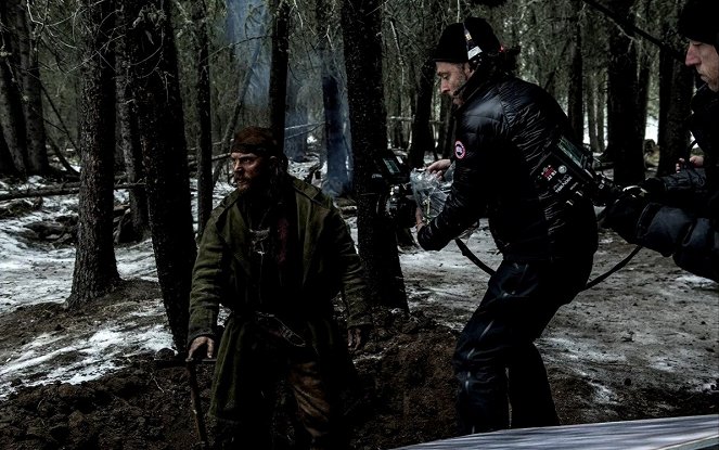 The Revenant - Der Rückkehrer - Dreharbeiten - Tom Hardy, Emmanuel Lubezki