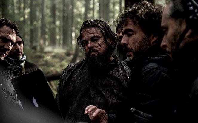 The Revenant - Kuvat kuvauksista - Leonardo DiCaprio, Alejandro González Iñárritu, Emmanuel Lubezki