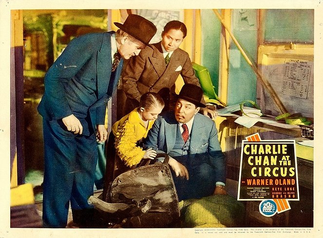 Charlie Chan im Zirkus - Lobbykarten