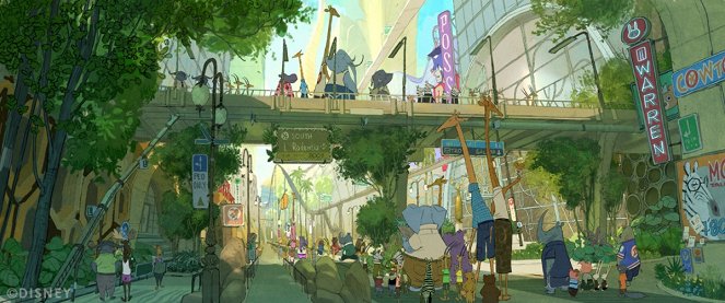 Zootropolis: Město zvířat - Concept Art