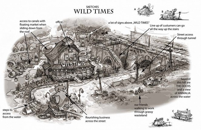 Zootrópolis - Arte conceptual