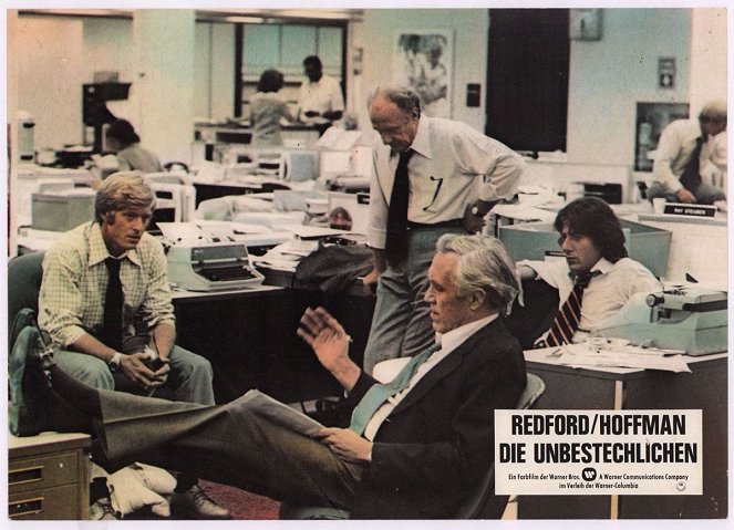 All the President's Men - Lobbykaarten - Robert Redford, Dustin Hoffman