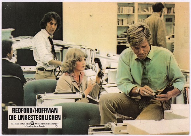 Die Unbestechlichen - Lobbykarten - Dustin Hoffman, Robert Redford