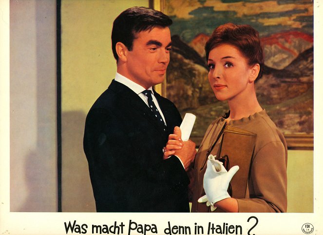 Was macht Papa denn in Italien? - Lobbykarten