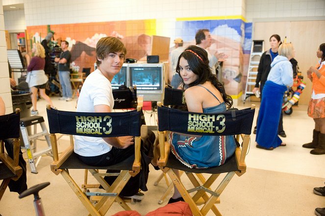 High School Musical 3. - Végzősök - Forgatási fotók - Zac Efron, Vanessa Hudgens