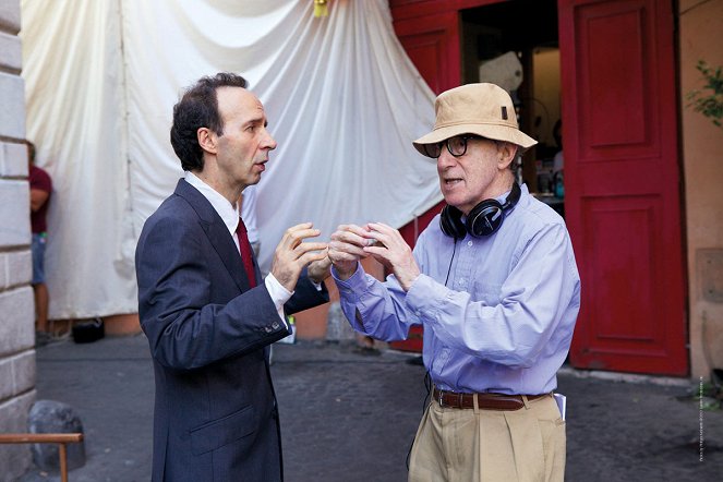 Do Říma s láskou - Z natáčení - Roberto Benigni, Woody Allen