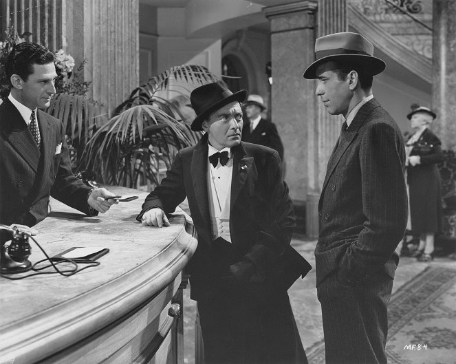 A máltai sólyom - Filmfotók - Peter Lorre, Humphrey Bogart