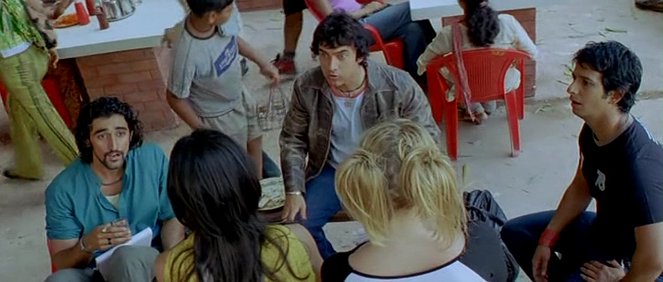 Rang De Basanti - De la película - Kunal Kapoor, Aamir Khan, Sharman Joshi