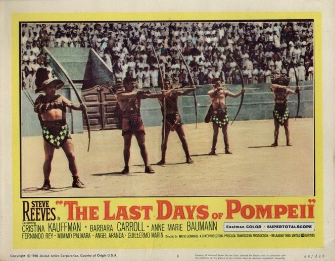 Die letzten Tage von Pompeji - Lobbykarten