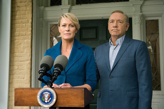 House of Cards - Débuts de campagne - Film - Robin Wright, Kevin Spacey
