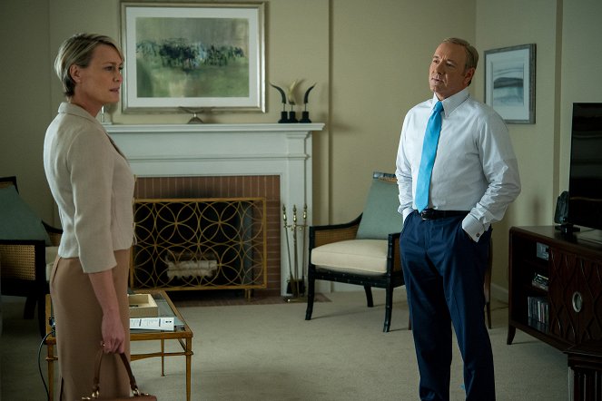 House of Cards - Rozdział 42 - Z filmu - Robin Wright, Kevin Spacey