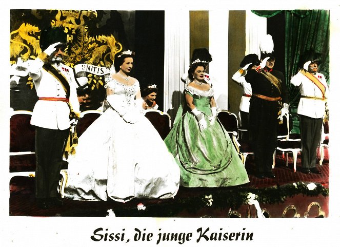 Sissi - Die junge Kaiserin - Cartões lobby - Vilma Degischer, Magda Schneider