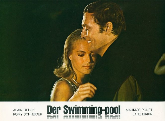 Der Swimmingpool - Lobbykarten - Romy Schneider, Maurice Ronet