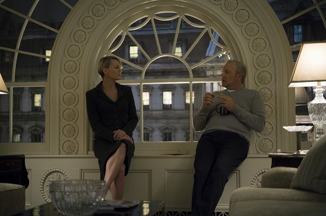 House of Cards - Bauernopfer - Filmfotos - Robin Wright, Kevin Spacey