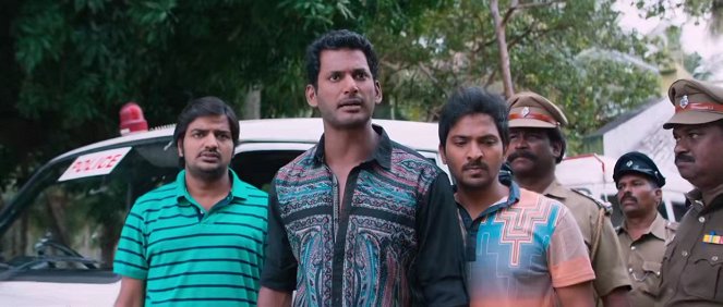 Aambala - Z filmu - Santhanam, Vishal, Vaibhav Reddy