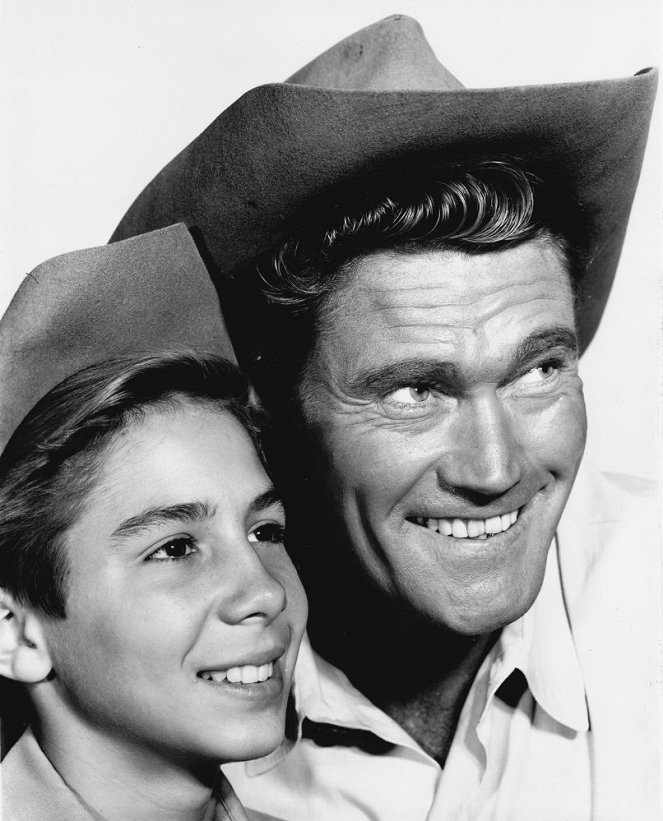 The Rifleman - Werbefoto - Johnny Crawford, Chuck Connors