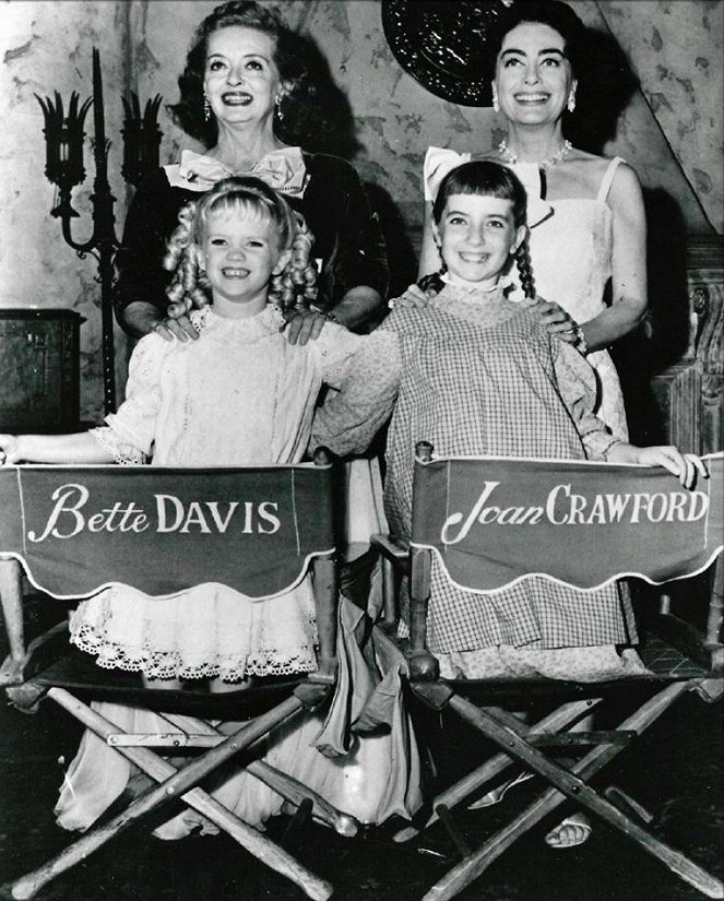 Que Teria Acontecido a Baby Jane? - De filmagens - Bette Davis, Julie Allred, Gina Gillespie, Joan Crawford
