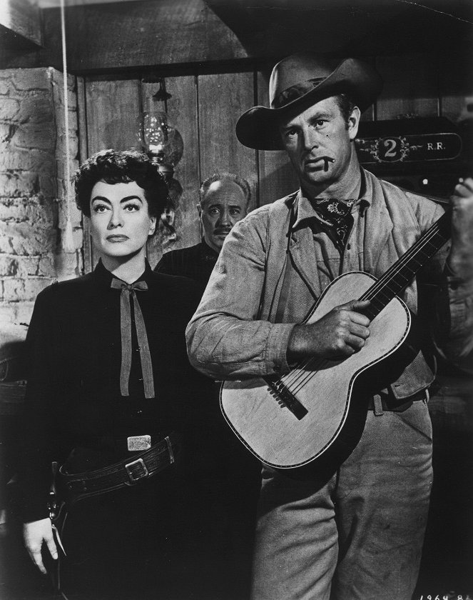 Johnny Guitar - Filmfotók - Joan Crawford, Sterling Hayden
