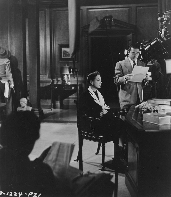 La envidiosa - Del rodaje - Joan Crawford, Vincent Sherman