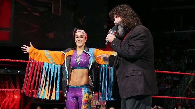 Wrestling: WWE Raw - Photos - Pamela Martinez, Mick Foley