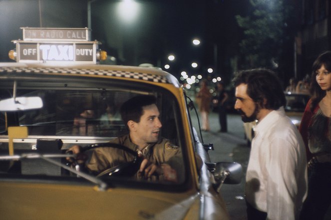 Taxi Driver - Van de set - Robert De Niro, Martin Scorsese