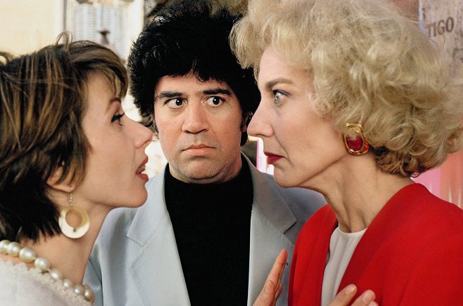 Tacones lejanos - Forgatási fotók - Victoria Abril, Pedro Almodóvar, Marisa Paredes