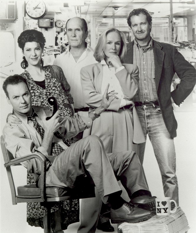 The Paper - Werbefoto - Michael Keaton, Marisa Tomei, Robert Duvall, Glenn Close, Randy Quaid