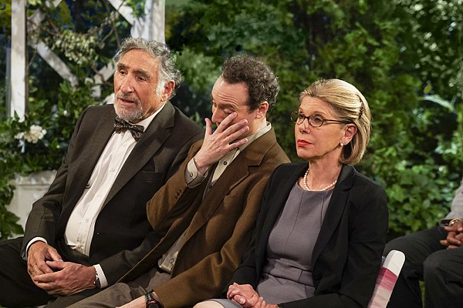 The Big Bang Theory - Die Beischlaf-Vermutung - Filmfotos - Judd Hirsch, Kevin Sussman, Christine Baranski