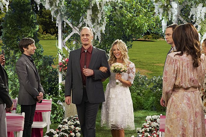 The Big Bang Theory - The Conjugal Conjecture - Photos - Simon Helberg, Keith Carradine, Kaley Cuoco, Jim Parsons