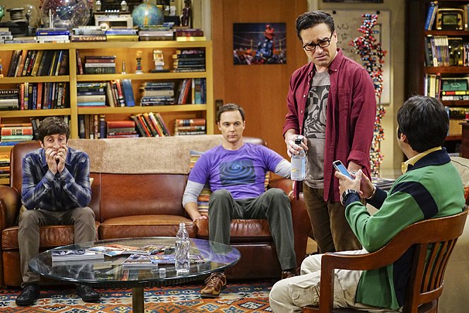 The Big Bang Theory - The Military Miniaturization - Van film - Simon Helberg, Jim Parsons, Johnny Galecki