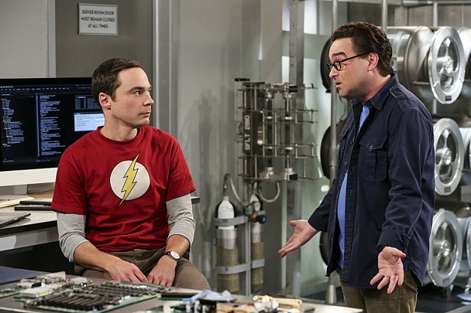 The Big Bang Theory - The Dependence Transcendence - Van film - Jim Parsons, Johnny Galecki