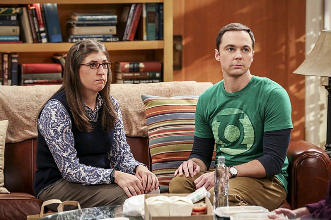 The Big Bang Theory - The Cohabitation Experimentation - Van film - Mayim Bialik, Jim Parsons