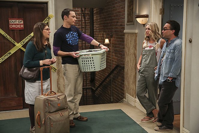 The Big Bang Theory - The Cohabitation Experimentation - Photos - Mayim Bialik, Jim Parsons, Kaley Cuoco, Johnny Galecki