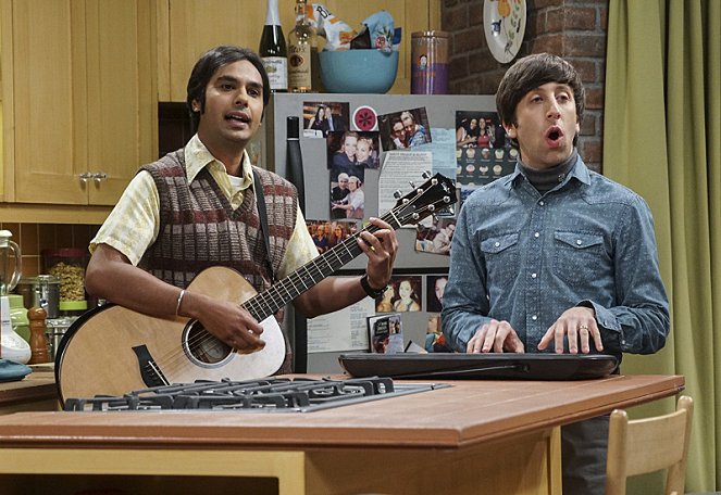 The Big Bang Theory - The Veracity Elasticity - Van film - Kunal Nayyar, Simon Helberg