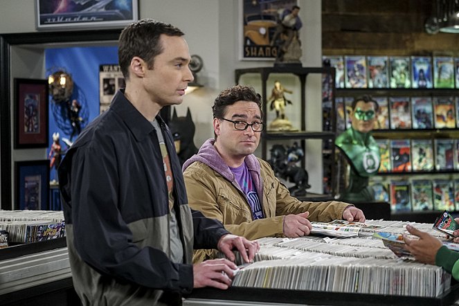 The Big Bang Theory - The Veracity Elasticity - Van film - Jim Parsons, Johnny Galecki