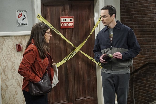 The Big Bang Theory - The Veracity Elasticity - Photos - Mayim Bialik, Jim Parsons