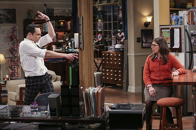 The Big Bang Theory - Der Verführungskünstler - Filmfotos - Jim Parsons, Mayim Bialik