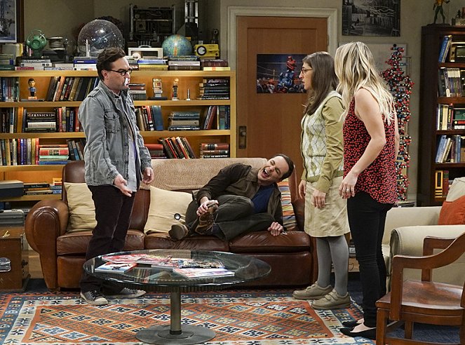 The Big Bang Theory - Das Freund-Feind-Dilemma - Filmfotos - Johnny Galecki, Jim Parsons, Mayim Bialik