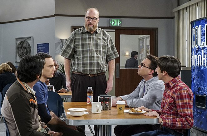 The Big Bang Theory - La elevación de la geología - De la película - Jim Parsons, Brian Posehn, Johnny Galecki, Simon Helberg