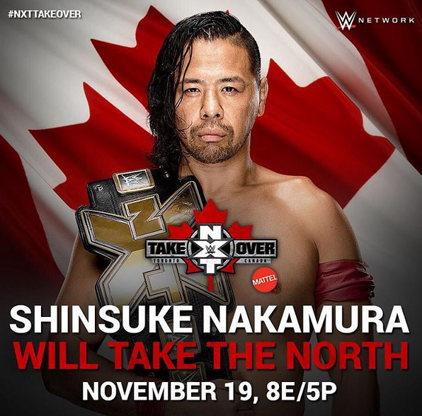 NXT TakeOver: Toronto - Promoción - Shinsuke Nakamura
