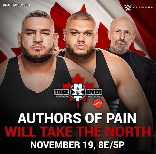NXT TakeOver: Toronto - Werbefoto - Gzim Selmani, Sunny Dhinsa, Paul Ellering