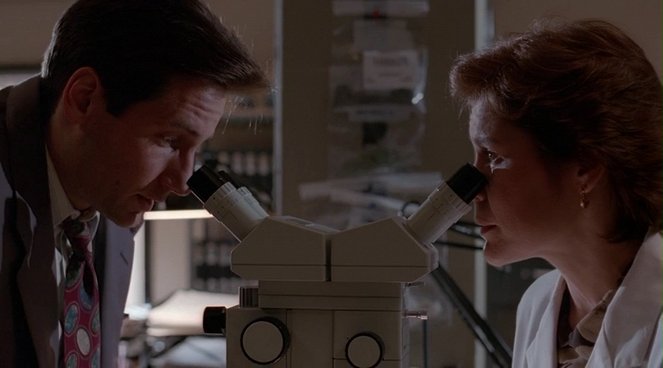 The X-Files - Young at Heart - Photos - David Duchovny, Christine Estabrook