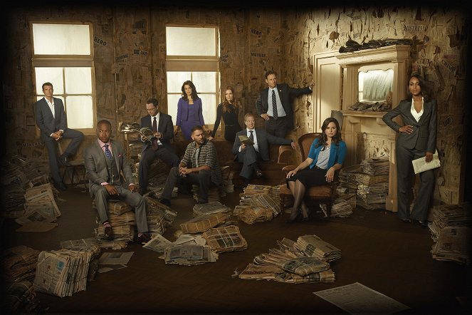 Scandal - Promoción - Scott Foley, Columbus Short, Joshua Malina, Bellamy Young, Guillermo Díaz, Darby Stanchfield, Jeff Perry, Katie Lowes, Kerry Washington