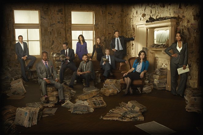 Scandal - Werbefoto - Scott Foley, Columbus Short, Joshua Malina, Bellamy Young, Guillermo Díaz, Darby Stanchfield, Jeff Perry, Katie Lowes, Kerry Washington