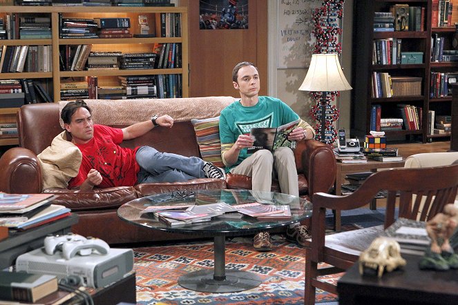 The Big Bang Theory - The Desperation Emanation - Van film - Johnny Galecki, Jim Parsons